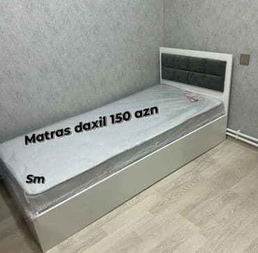 tək carpayi: *Tek nəfərlik çarpayı* Rəng seçimi var . 📏ölçü 90/1m90 sm — 1