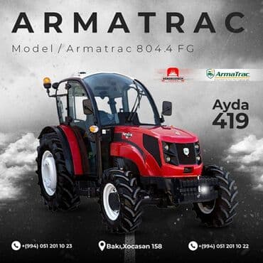 karatas traktor: Armatrac 804 fg (bağçılıq seriyası) traktor aylıq cəmi: 419 azn 💶 20% — 1