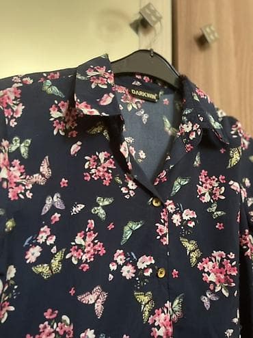 qaqa geyimi: Qadın köynəyi – Darkwin.Türkiyə məhsuludur, ütüyə ehtiyacı olmur,gül — 1