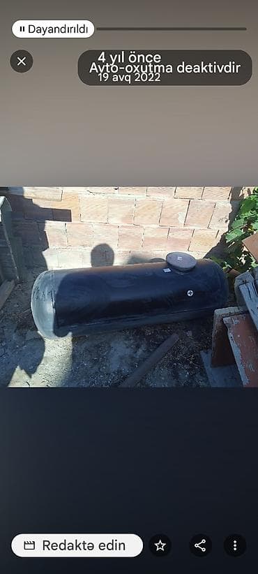 generator dizel: Qaz balonu, Propan (məişət) — 2