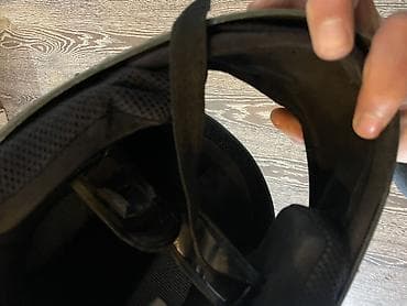 moto hisseler: Motofərdlər üçün tam üzlü kaska - Rəng: qara - Korpus: tam üzlü — 2