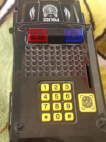 el oyunları: Uşaq oyuncaği pul kasasi - Rəng: qara, yan və kapotda “Police” və — 6