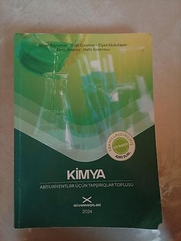 elmin: Kimya – Abituriyentlər üçün tapşırıqlar toplusu (2024) - Nəşr — 1