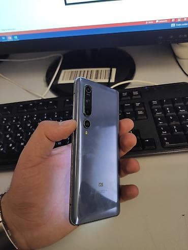 printer satilir: Xiaomi Mi 10, rəng - Boz, 
 Simsiz şarj — 4