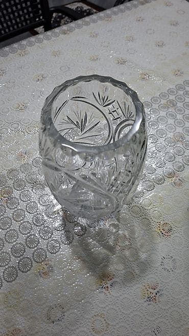 Tekstil: Bir vaza, Xrustal — 5