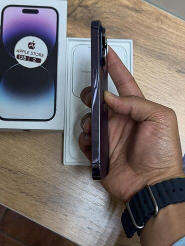 iphone 8 plus islenmis: IPhone 14 Pro, 128 GB, Deep Purple, Zəmanət, Kredit, Barmaq izi — 2