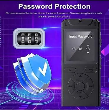 Наушники: Rəqəmsal səs yazıcı – səsə aktivləşən qeyd - 5 səviyyəli səsə — 4