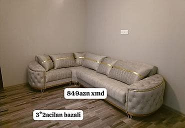 pufik divan: Künc divan, Yeni, Açılan, Bazalı — 1