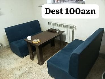 Mebel dəsti – 100 AZN (şəkildə göstərildiyi kimi) Tərkibi: - 2 ədəd