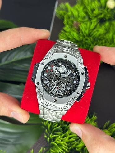 bil: Yeni, Qol saatı, Hublot, rəng - Gümüşü — 1