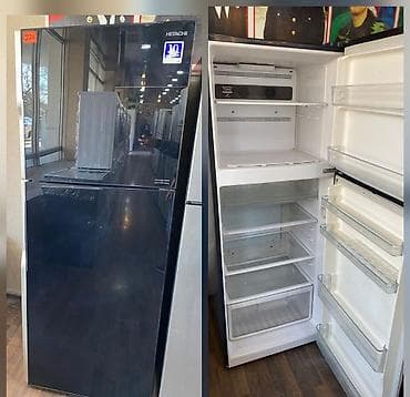 mikro dalgali soba: 2 qapılı Hitachi Soyuducu Satılır, rəng - Qara — 1