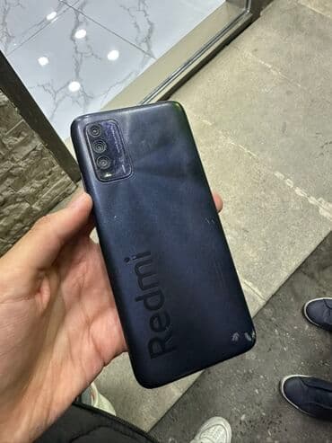 Техника для кухни: Redmi 9T, 128 ГБ, цвет - Черный, Битый — 3