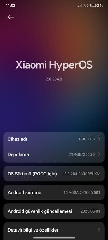 ucuz modem: Poco F5, 256 ГБ, цвет - Черный — 8