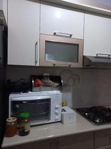 Mətbəx mebeli: Künc tipli mətbəx mebeli dəsti - Üst və alt dolablar: parlaq — 5