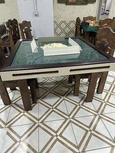 İdman və hobbi: Nərd/ domino/ stolüstü oyunları üçün xüsusi oyun masası - Kvadrat — 1