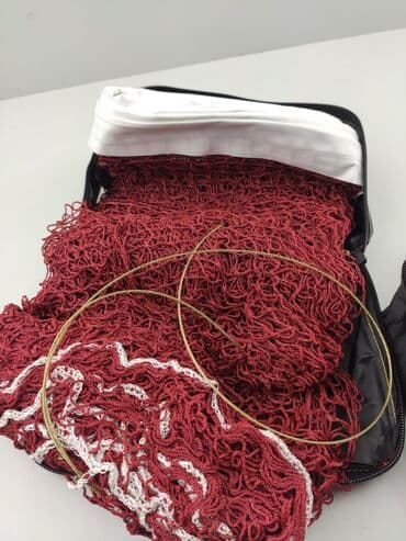 i̇dman aləti: Badminton toru. Professional badminton meydançası üçün tor. Ölçüsü — 4