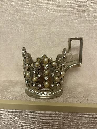 Pastel dəstləri: Bəzəkli şam/qoxu diffuzoru üçün şamdan (kron formasında) 6-li - — 2