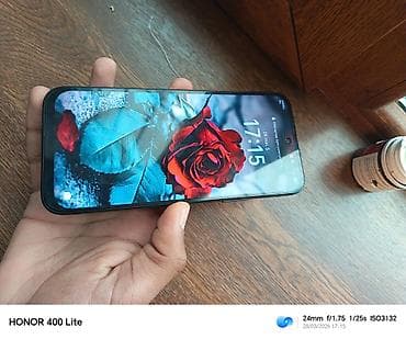 lg wing telefon: Honor 400 Lite, 128 GB, rəng - Qara, Barmaq izi — 3