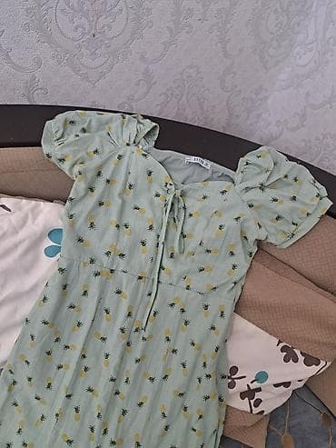 hw8 max: TEZEDI BIR DEFE GEYNILIB - Rəng: açıq yaşıl - Naxış: ananas printi - — 3