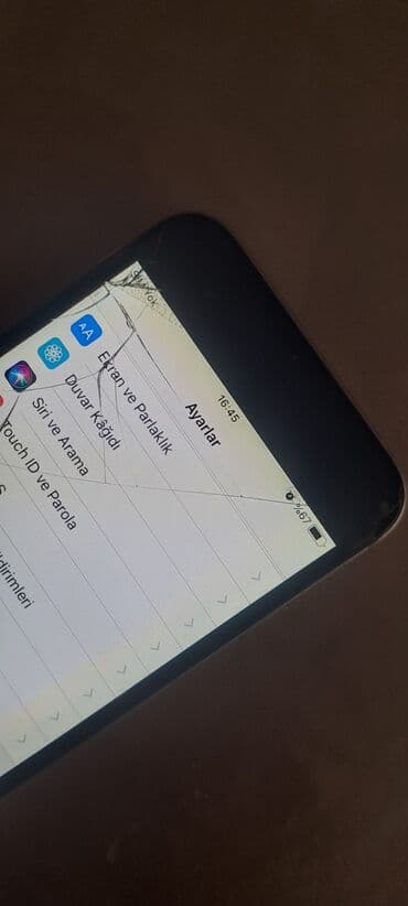 klaviatura sekilleri: IPhone 6, Серебристый, Битый — 10
