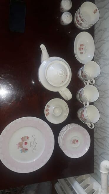 ev yeməkləri sifariş: Çay dəsti, rəng - Ağ — 4