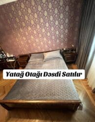 шкаф кровать трансформер в баку: Двуспальная кровать, Шкаф, Трюмо, 2 тумбы, Румыния, Б/у — 1