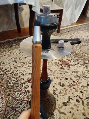 хеликс оригинал в кыргызстане: Nargilə dəsti - Klassik dizaynlı şüşə kolba: qalın, naxışlı və sabit — 4