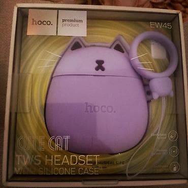 Yeni Simsiz (Bluetooth) Qulaqcıqlar, Hoco, rəng - Bənövşəyi