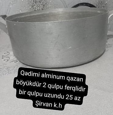 iran peci balaca: Qazan, rəng - Gümüşü, Alüminium — 1