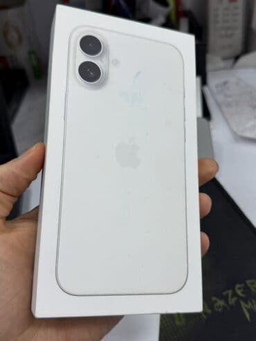 tap az lenkeran telefon: IPhone 16 Plus, 128 GB, Ağ, Face ID — 8