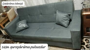 tük yastıq: Divan, Qonaq otağı üçün, Parça, Bazalı, Açılan, Kitab — 11