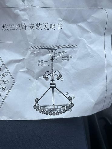 kuxna ucun lusturlar: Çılçıraq, 10 və daha çox lampa, Metal — 3