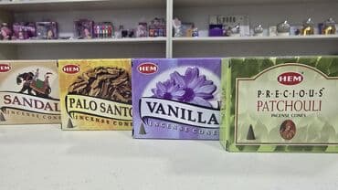 HEM tütsüləri – müxtəlif ətir və formatlarda. - Növlər: Palo Santo