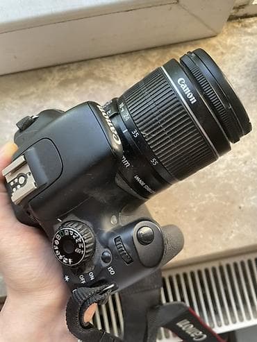 Elektronika: Canon EOS 550D DSLR fotoaparat + Canon EF-S 18-55mm IS II obyektiv — 1