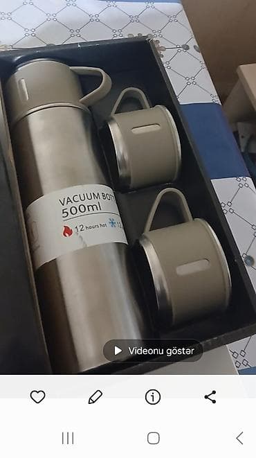 termos satisi: Rəng - Bej, Termos, Paslanmayan polad, 0,5 bucket volume l — 2