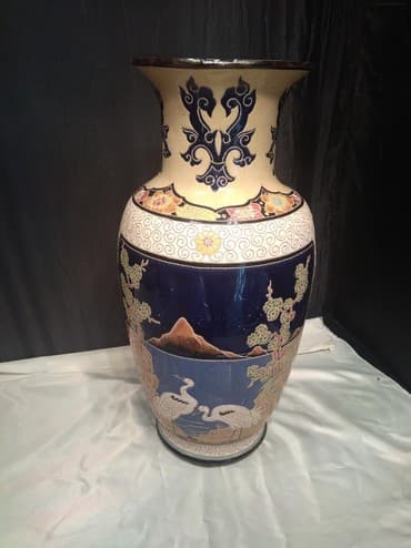 ad günü dekoru: Vaza (Kitay)antikvariat 40 -50 illər eni 30 sm;hündürlüyü 55 sm — 5