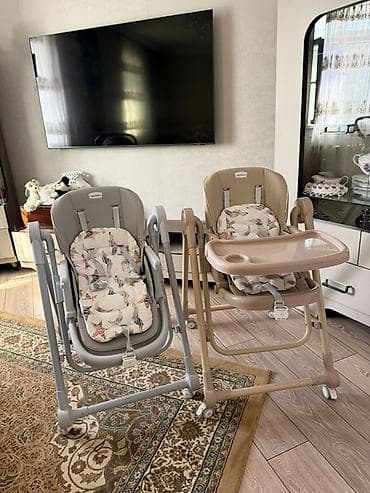 стулья тонет: Uşaq üçün çoxfunksiyalı yemək və yelləncək kreslosu - 2-si 1-də: həm — 4