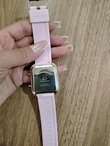 elektron saatlar qiz ucun: Yeni, Qol saatı, rəng - Çəhrayı — 2