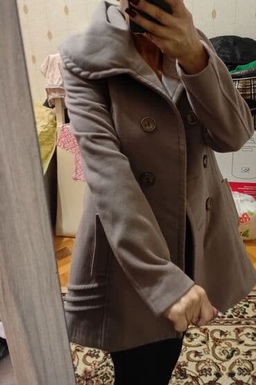 hərbi termo alt paltarı: Qadın palto - Rəng: boz-bej (taupe) - Model: qısa/orta uzunluqda — 1