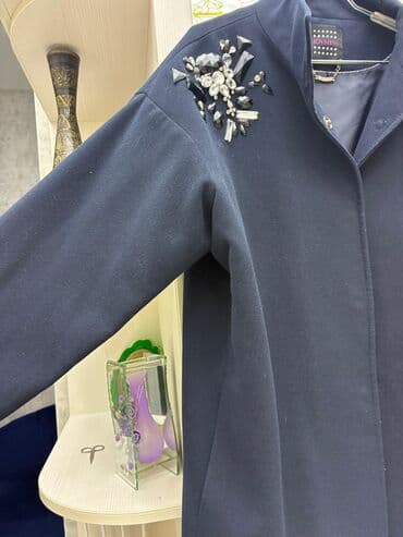 işlənmiş arisdon: Palto, rəng - Göy — 4