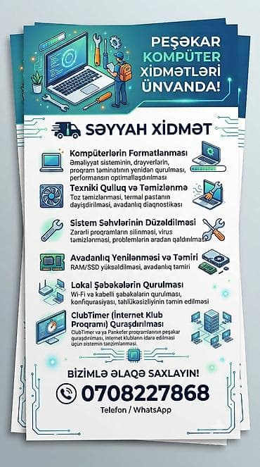 (Kompyuterlerin temiri yigilmasi guclendirilmesi texniki qullug lalafo.az -da (Kompyuterlerin temiri yigilmasi guclendirilmesi texniki qullug