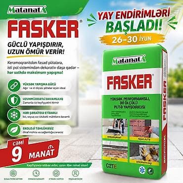 Məhsulların təsviri: 1) Matanat A FASKER – yüksək performanslı, iri