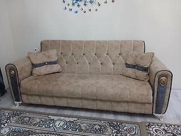 Ev üçün mebel: Divan, İşlənmiş, Açılan, Bazalı, Çatdırılma yoxdur — 1