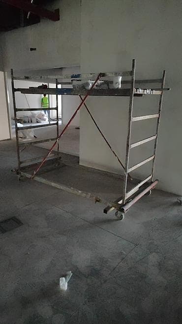 Təmir və tikinti: Alüminium mobil iskələ sistemi - Material: yüngül və möhkəm alüminium — 9