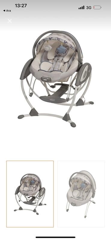 uwaq ucun mawin: Graco glider elektrikli yelləncən və anaqucağı 386 azn alınıb — 2