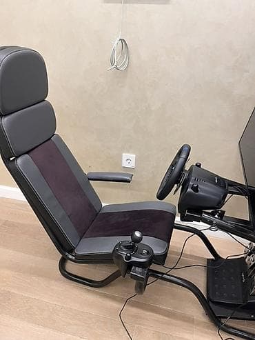 oyun sukanları: Sim yarış simulyatoru komplekti - Tam ölçülü metal karkaslı oyun — 2