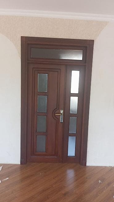 İşlənmiş Otaq qapısı 90x240 sm Şəbəkə ilə, Ünvandan götürmə — 2