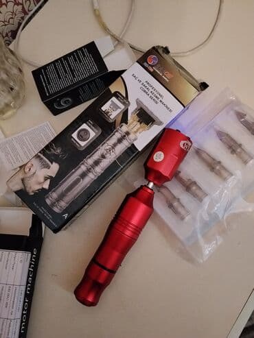 Tattoo aparati yenidi batareka ilə isləyir 5ədəd iynəsi var usb var uz