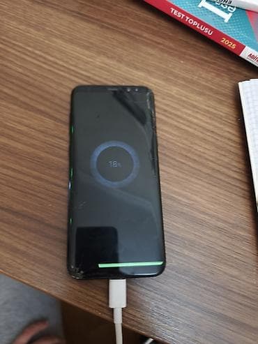 telefon alan: Samsung Galaxy S8, 64 GB, rəng - Qara, Barmaq izi — 2