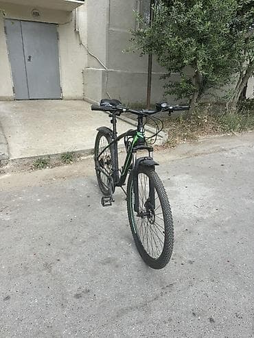 velesiped: Berkut şəhər/dağ tipli velosiped - Rəng: qara-yaşıl - Çərçivə: yüngül — 2